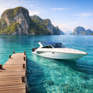 Phi Phi island +Maya Bay+ Khai island one day trip by speed catamaran. Price 2,300 baht per person